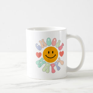 Choose Happy Motivational Insrational Sitive  Coffee Mug
