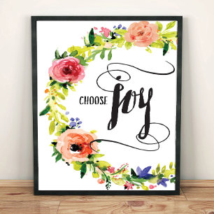 Choose Joy Art Print