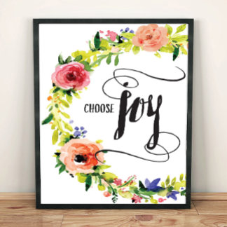 Choose Joy Art Print