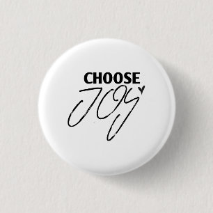 Choose Joy - Christian 3 Cm Round Badge