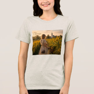 Choose Joy Every Day Floral Women’s T-Shirt – Insp Tri-Blend Shirt