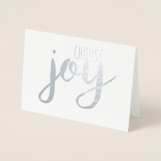 Choose Joy Foil Card (Front)