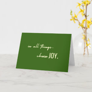 choose joy. in all things. Greeting & Note Cards