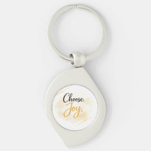 Choose Joy Metal Keychain
