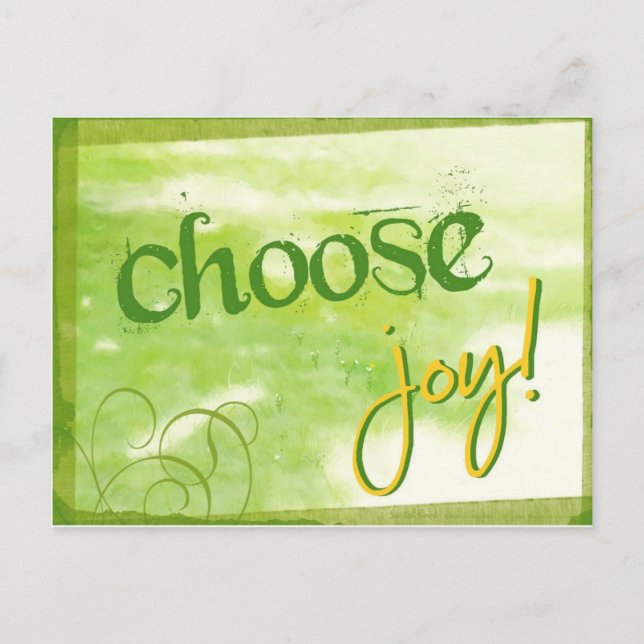 Choose Joy Postcard (Front)