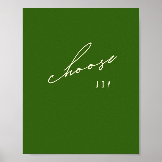 choose joy. Poster & Prints (Front)