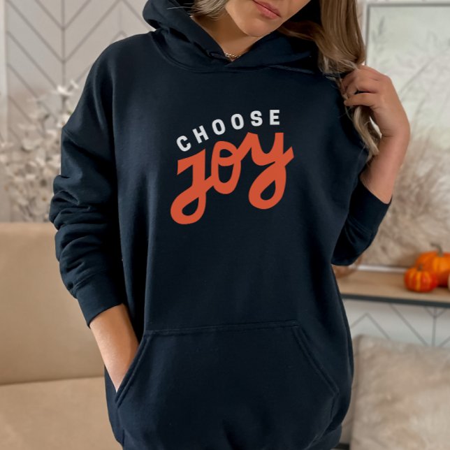 Choose Joy Retro Athletic Flair Christian Womens Hoodie (Creator Uploaded)