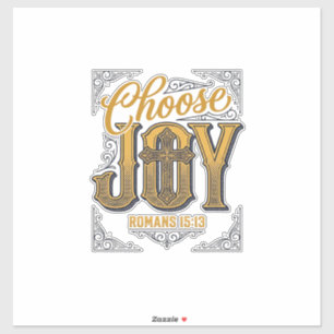 Choose Joy Romans 15_13 Christian Faith Shirt_1
