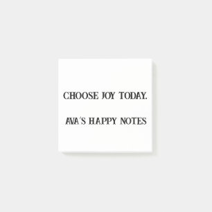 Choose Joy Today – Custom Positive Sticky Note