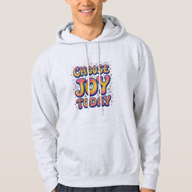 "Choose Joy Today" Men's Hoodie (Front)