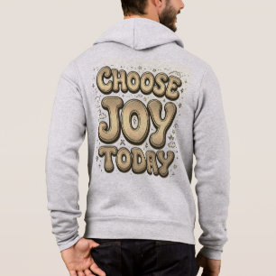 "Choose Joy Today" Men's ZIP-UP Hoodie