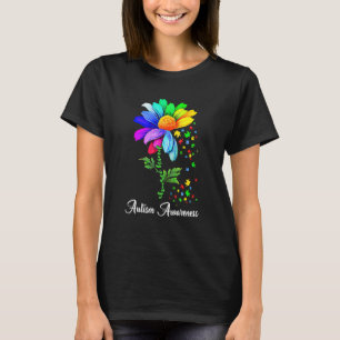 Choose Kind Autism Awareness Month Women Sunflower T-Shirt