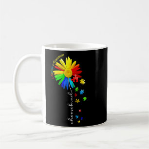 Choose Kind Autism Awareness Sunflower Mum Women K Coffee Mug