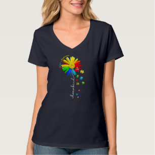 Choose Kind Autism Awareness Sunflower Mum Women K T-Shirt