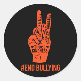 Choose Kindness Acceparent Teacher Grouption Classic Round Sticker