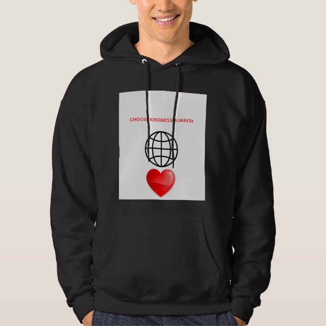Choose Kindness Always Men's Hoodie (Front)