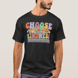 Choose Kindness Be Kind Positive Happy Smile Face T-Shirt