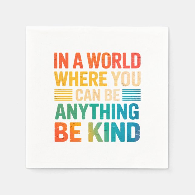 Choose Kindness - Inspirational Napkin (Front)