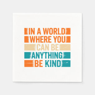 Choose Kindness - Inspirational Typography Napkin