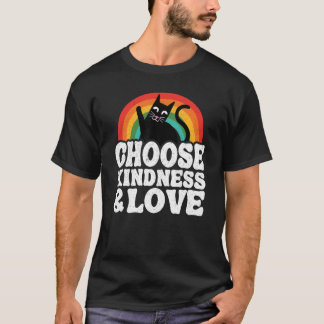 Choose Kindness & Love Anti Bullying Rainbow Kind T-Shirt