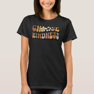 Choose Kindness Retro Groovy Be Kind Women Men ins T-Shirt
