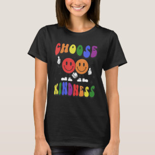 Choose Kindness Smile Be Kind Inspirational Quote  T-Shirt