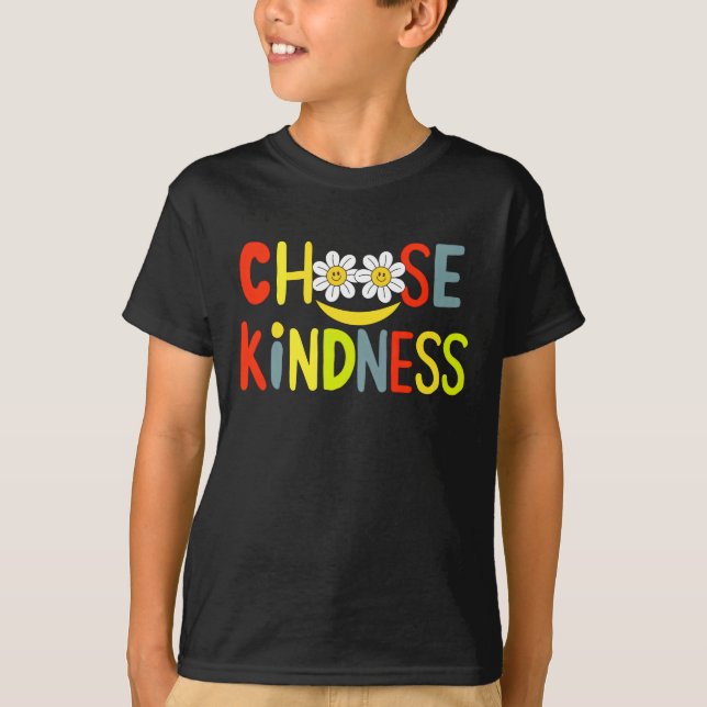 Choose Kindness Teacher Be Kind Anti Bullying T-Shirt (Front)