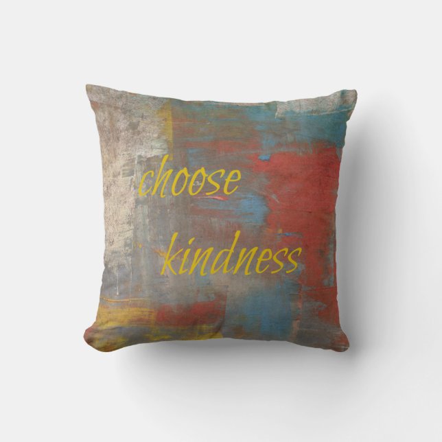 Choose Kindness - Throw Pillow (Front)
