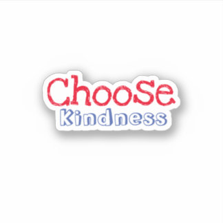 Choose kindness trendy aesthetic Sticker