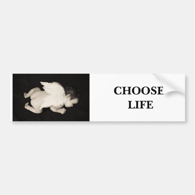 CHOOSE LIFE Bumper Sticker (Front)