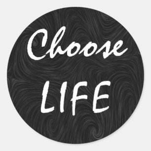Choose LIFE Classic Round Sticker