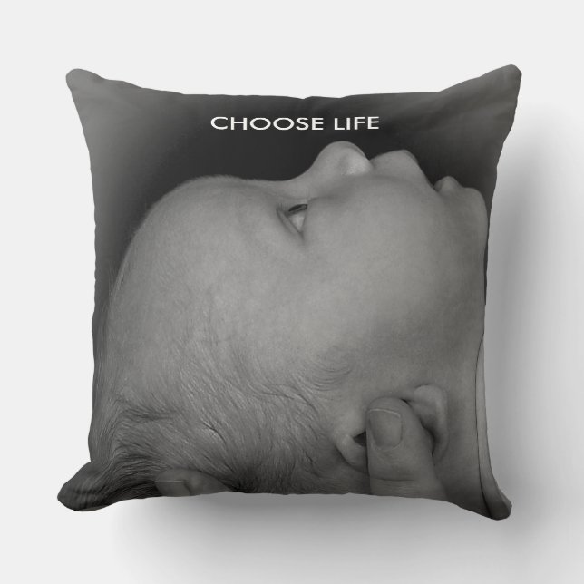 CHOOSE LIFE CUSHION (Front)