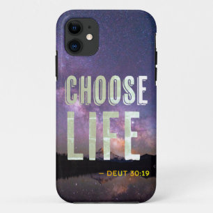 Choose Life Deuteronomy 30:19 Pro-Life Case-Mate iPhone Case