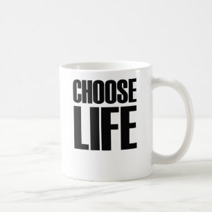 CHOOSE LIFE eighties mug