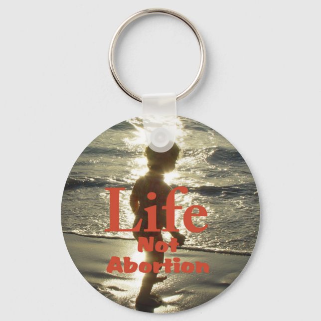 choose life key ring (Front)