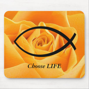 Choose LIFE Mouse Pad