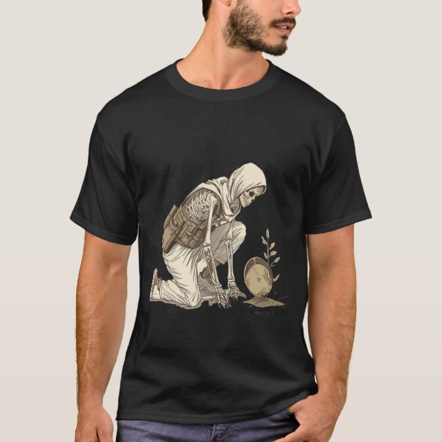 Choose Life Over War – Anti WW3 Statement Shirt (Front)