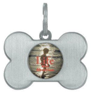 choose life pet ID tag