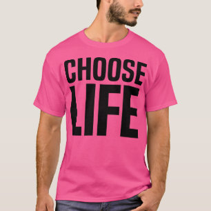 Choose Life Retro Vintage Music T Shirt