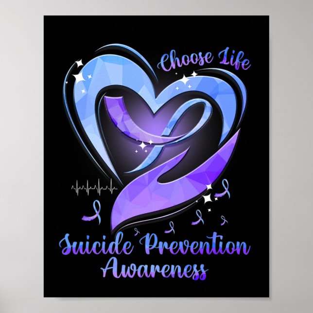 Choose Life Suicide Prevention Awareness  Poster (Front)