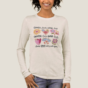 Choose love over hate. Choose love over fear. Tri-Blend Shirt