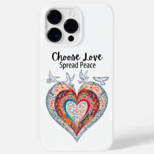 Choose Love Spread Peace Case-Mate iPhone 14 Pro Max Case
