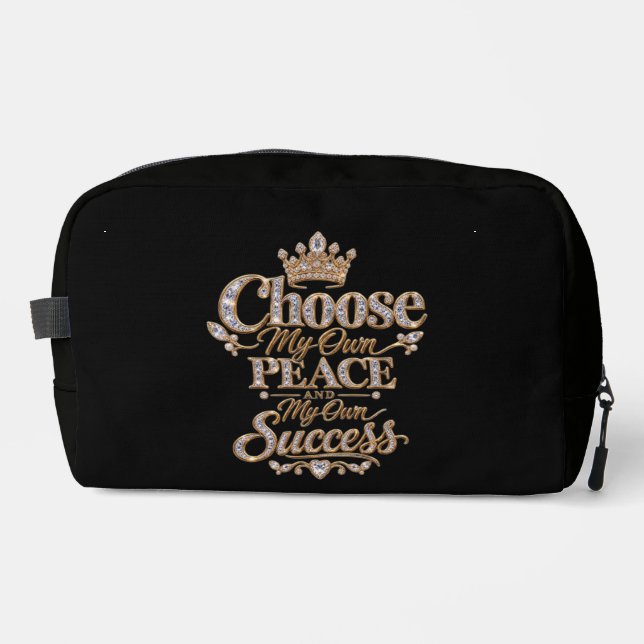 Choose My Own Peace and Success Dopp Kit (Front)