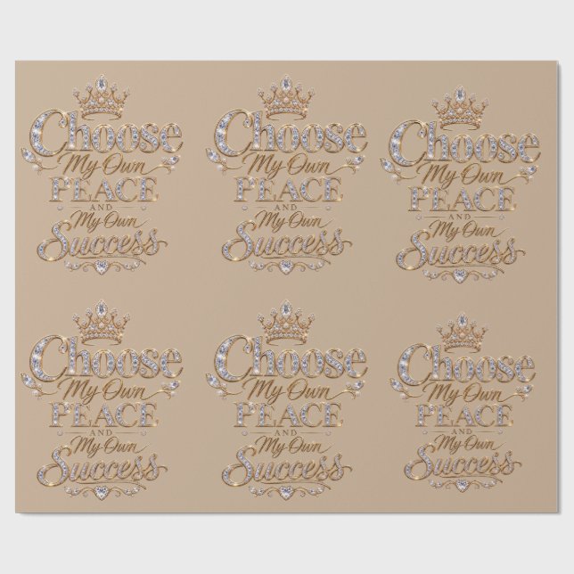 Choose My Own Peace and Success Wrapping Paper (Flat)