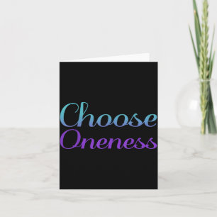 Choose Oneness Prevention Artwork Card