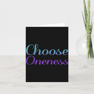 Choose Oneness Prevention Artwork Card