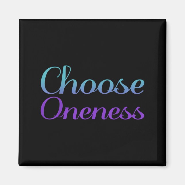 Choose Oneness Prevention Artwork Magnet (Front)