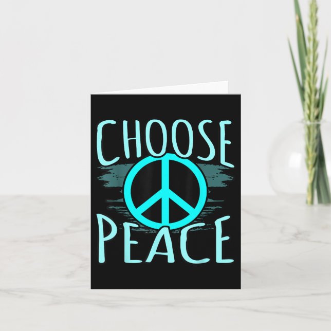 Choose Peace  Card (Front)