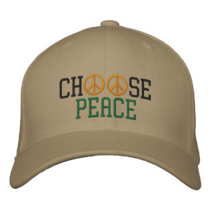 Choose Peace Embroidered Hat