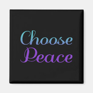 Choose Peace Prevention Artwork Magnet